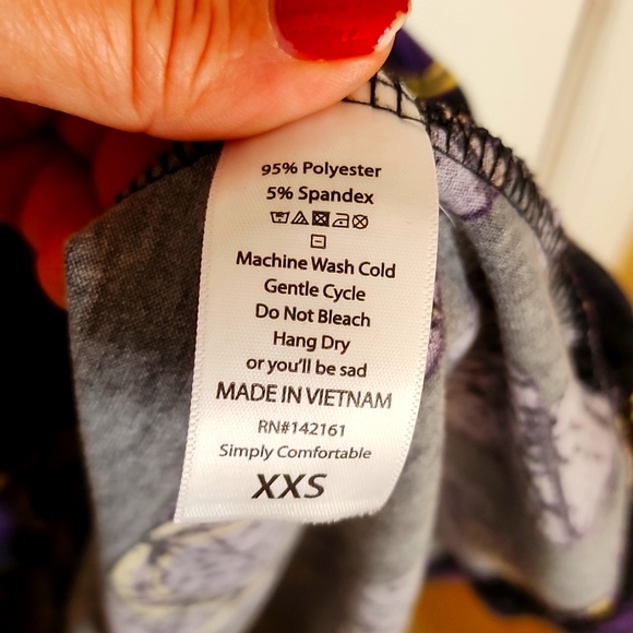 Lularoe OG Retired Carly Swing Dress with High/low hem - Picture 4 of 4